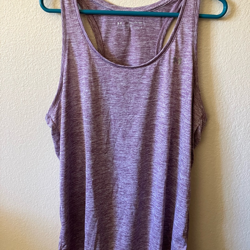 Under Armor Racerback Tank Top, 2X